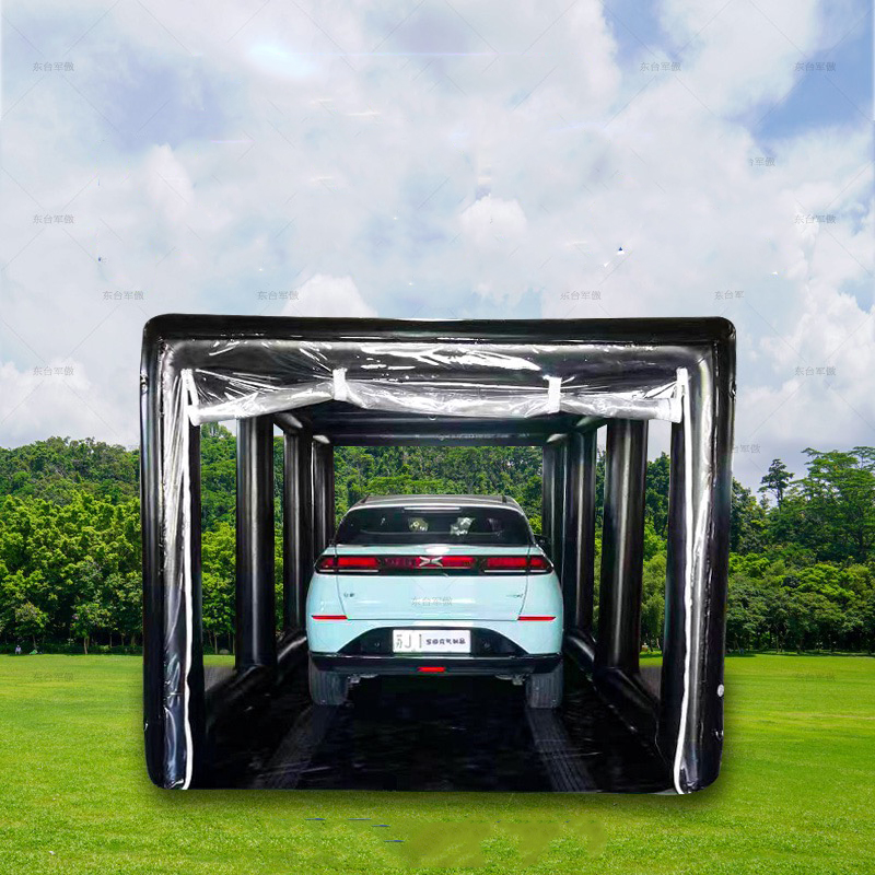 Inflatable Paint Booth - 휴대용 PVC 풍선형 자동차 차고 텐트,
