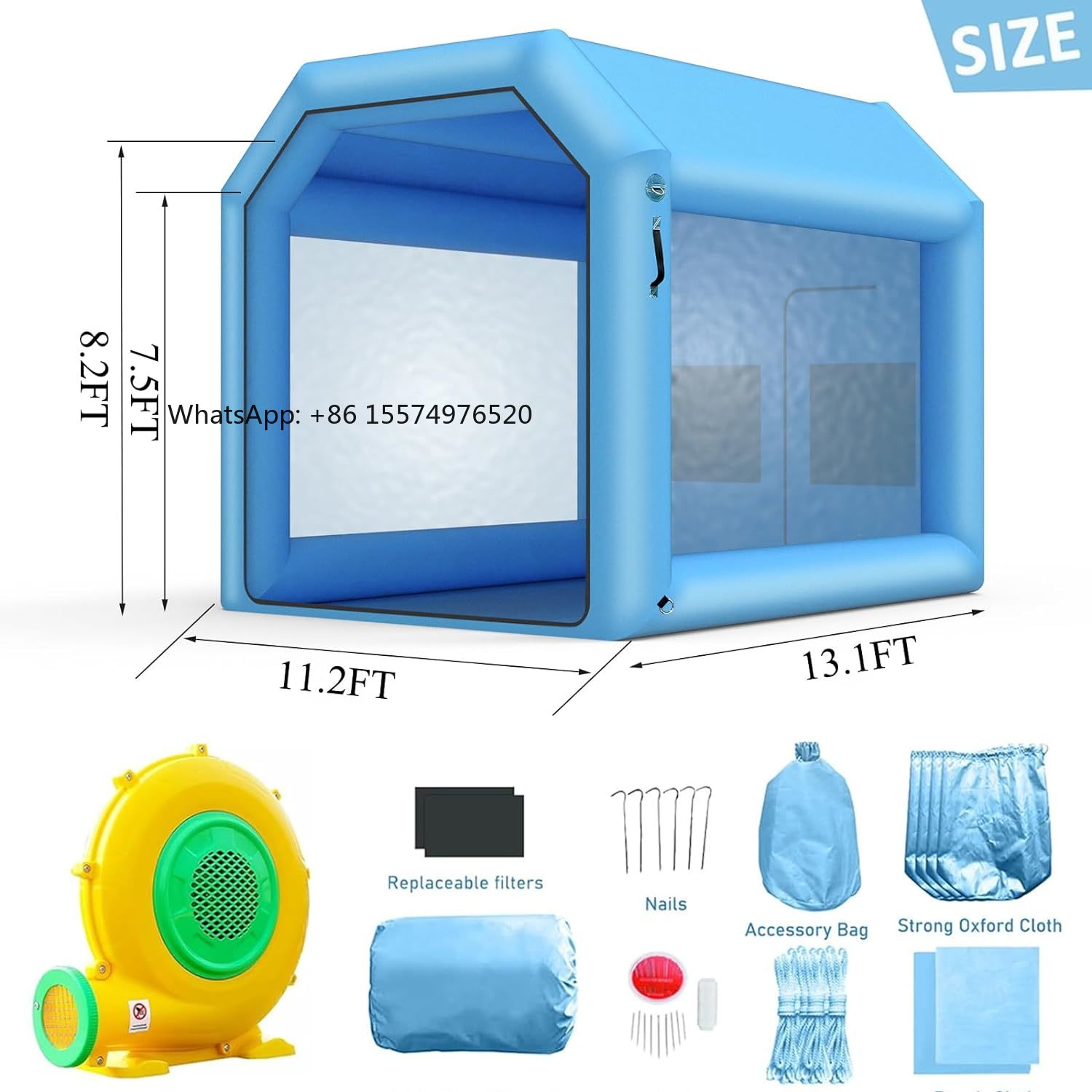 2026 - 맞춤형 대형 흰색 풍선 자동차 차고 텐트, - Inflatable Paint Booth 리뷰 및 가격